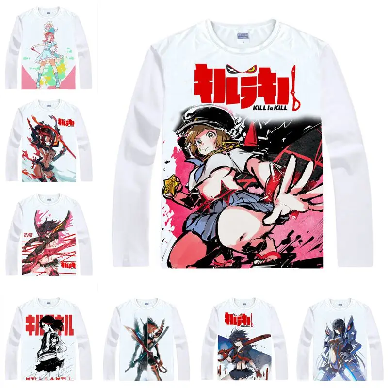 Coolprint японский Футболка с изображением в стиле аниме KILL La футболки мульти стиль
