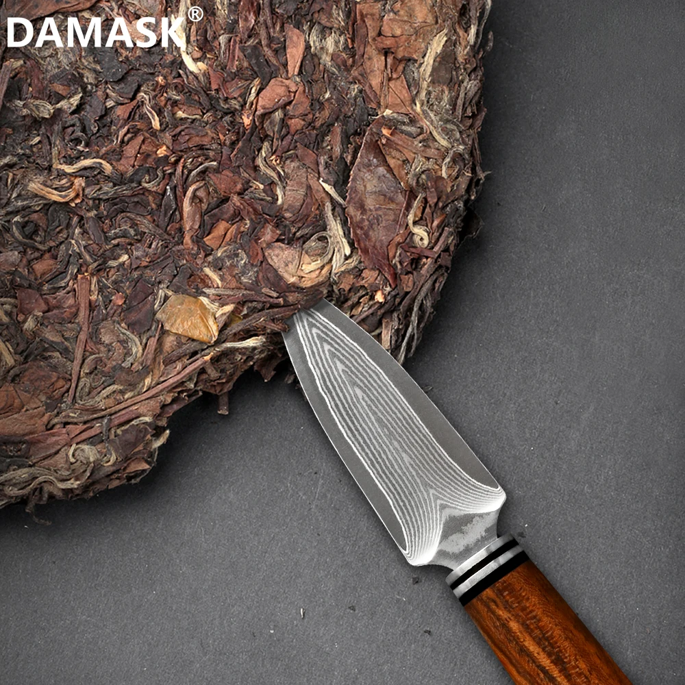 Дамасские Ножи профессиональный нож из сандалового дерева чайная игла с