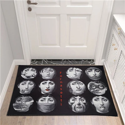 Fornasetti напольный коврик прикроватный ковер винтажный дверной коврик для входной двери Противоскользящий коврик для прихожей спальни коврик для гостиной - Цвет: 14