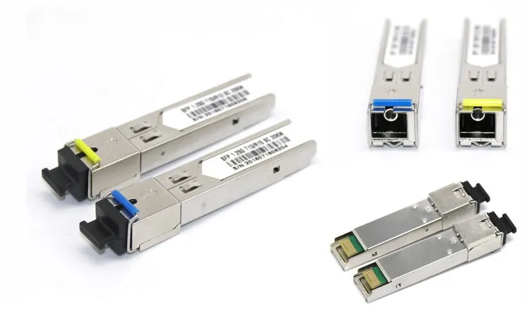 SFP 5 пар 10G BIDI 20KM T1310/R1270 LC модуль mini fiber GBIC трансивер одномодовый одноволоконный
