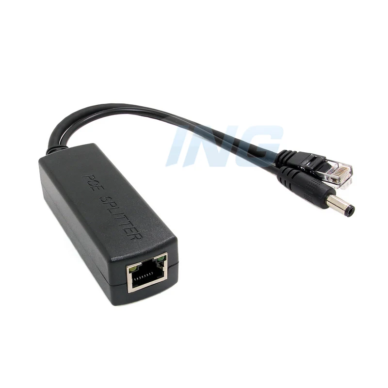 Абсолютно новый 10/100/1000 м PoE сплиттер со стандартом IEEE 802.3af и 12 В 1 2A выходная
