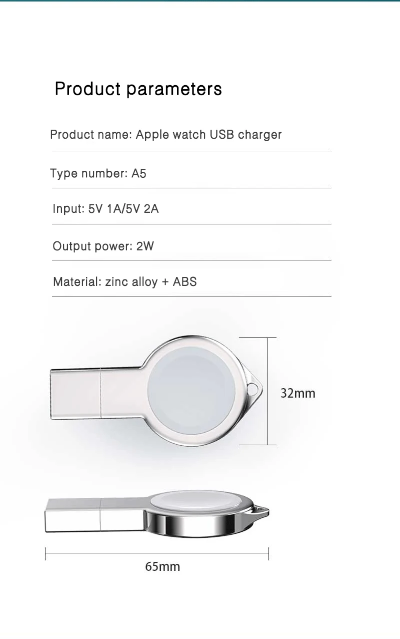 Usbportable мини тела Беспроводной Зарядное устройство для наручных часов Apple Watch 4/3/2/1 серии Qi Беспроводной Магнитный chargingfor AppleWatch fastusb Зарядное устройство
