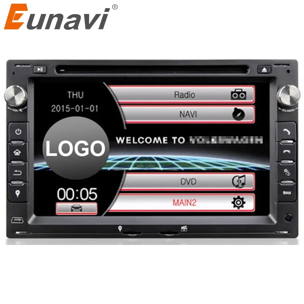 Eunavi 2 din Автомобильный dvd плеер для VW/Volkswagen/PASSAT/B5/MK5/GOLF/POLO/TRANSPORTER с радио gps