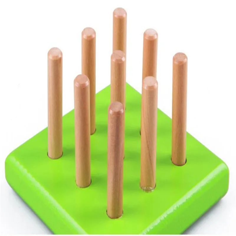 Деревянная развивающая игрушка доска геометрического интеллекта детская