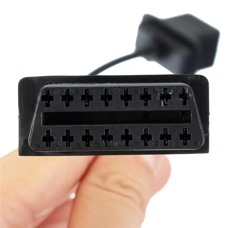 Коннектор OBD/OBD2 для Chrysler 6 Pin OBD к OBD2 проверка адаптера двигателя считыватель кодов