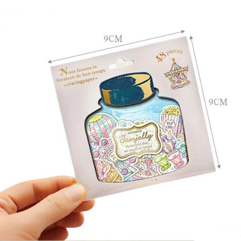 48 pcs/lot new Drift Bottle mini paper sticker package DIY diary decoration album scrapbooking | Дом и сад
