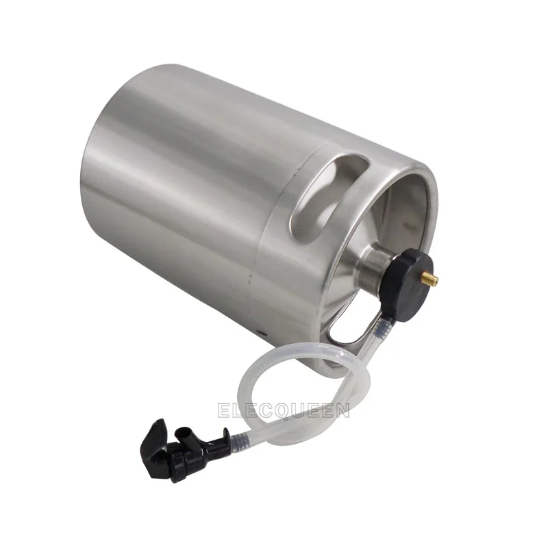5L Homebrew мини гроулер бочонок из нержавеющей стали Стиль Кувшин Для пива с мини Keg муфта