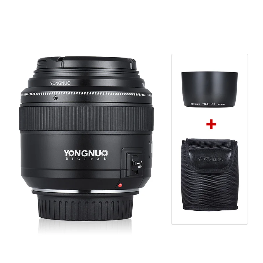 YONGNUO YN85mm f1.8 85 мм объектив камеры с фиксированным фокусом AF/объектив MF для Canon EF Mount EOS camera s 70D ПОРТРЕТНАЯ ФОТОГРАФИЯ
