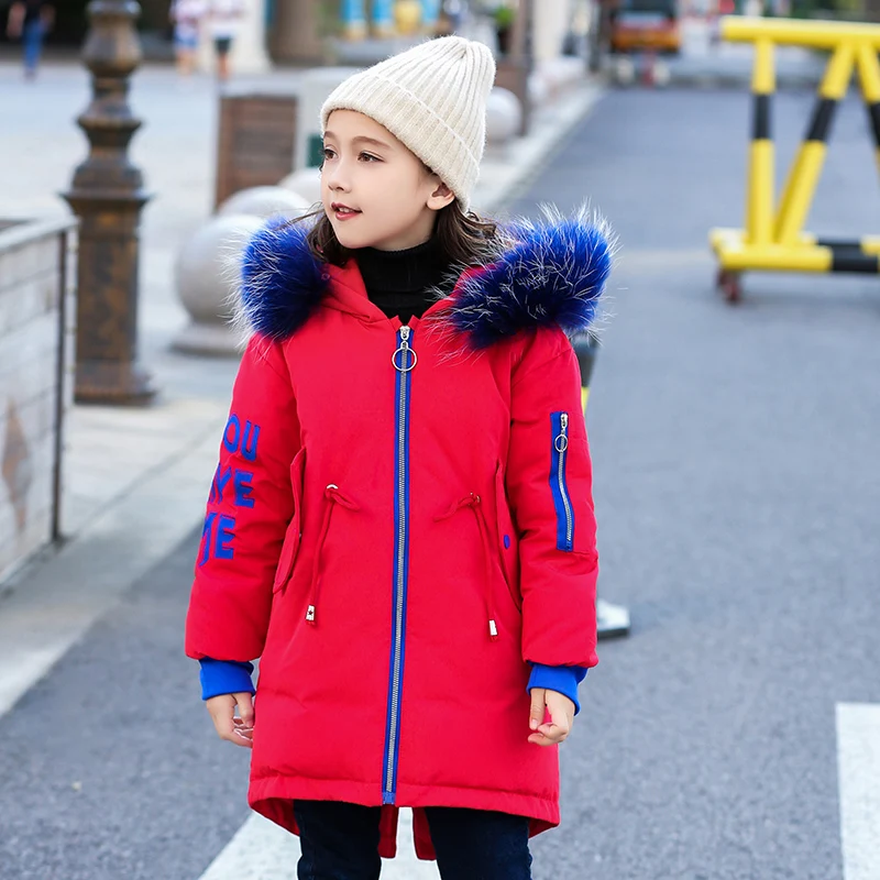 Коллекция 2019 года зимние пуховики для девочек парки Новинка 1830 детская зимняя