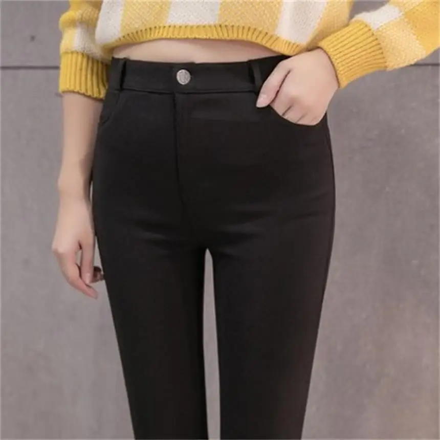 Новинка 2022 тонкая черная подкладка на талии Waichuan эластичная ткань большого