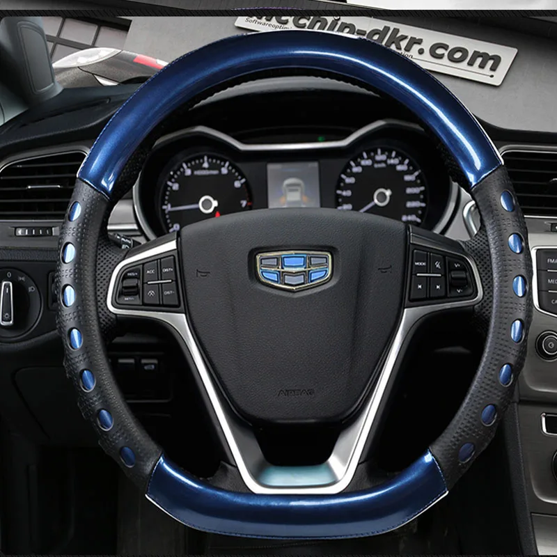 D Форма натуральные кожаные классные Чехлы рулевого колеса автомобиля для Cadillac CTS