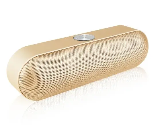 Gold TOPROAD портативный Bluetooth динамик беспроводной стерео звук Boombox динамик s с микрофоном Поддержка TF AUX FM радио USB Altavoz enceinte - Цвет: Gold