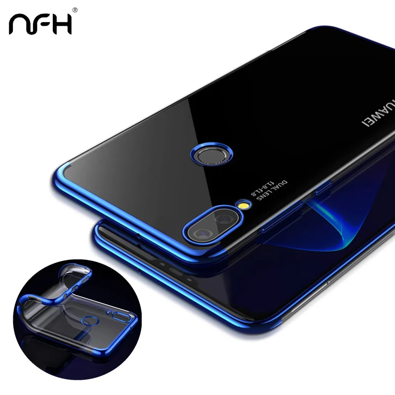 P20 Lite Plating Bumper Silicone Case On For Huawei Pro Soft Transparent TPU Cover P 20 Housing | Мобильные телефоны и