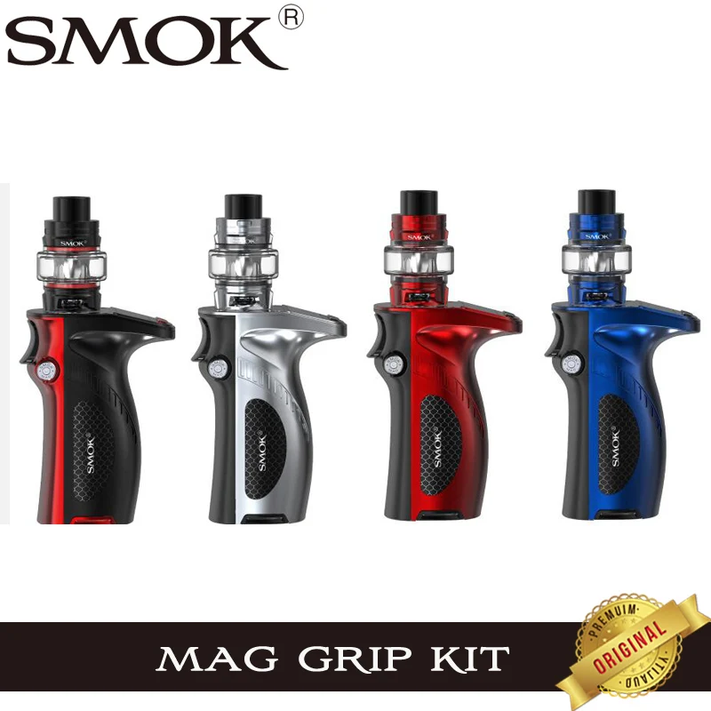 Оригинальный Smok Mag Grip Kit 85 Вт Box Mod с 5 мл TFV8 Baby with V2 S1 S2 катушка электронная сигарета