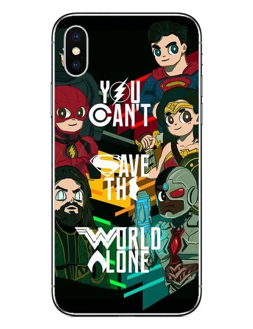 Чехол для телефона Бэтмен Супермен Чудо женщина Лига Справедливости DC чехол с