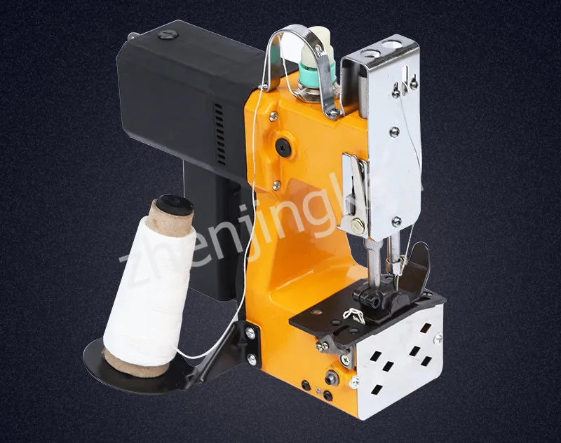 Портативная электрическая швейная машина, бумажно-пластиковый композитный мешок, упаковочная машина, автоматическая машина, светильник для обрезки резьбы, пресс-подборщик