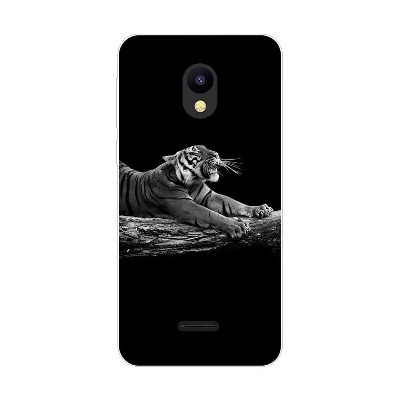 Чехол для meizu c9 pro мягкий чехол из ТПУ с изображением тигра льва Для защитный