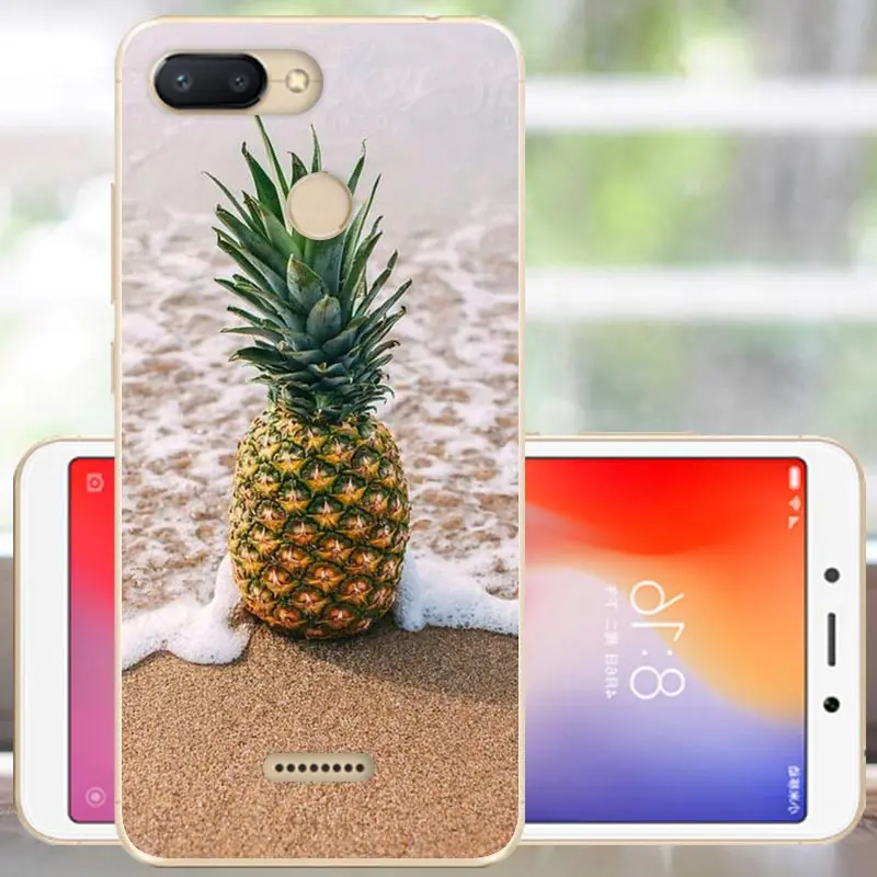 SBL Протектор Xiaomi Redmi 6 Чехол Мягкий силиконовый Redmi 6 бампер Модный чехол Xiomi Redmi 6 Чехол для телефона 5,45 с отверстием для пальца - Цвет: SBL