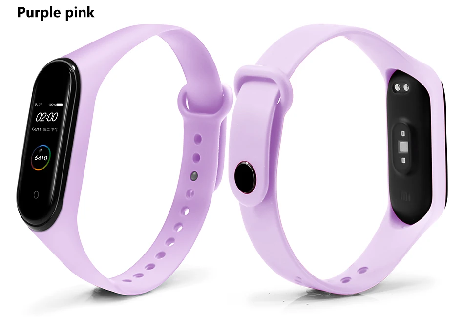 BOORUI mi band 4 ремешка модный новейший mi band 3 ремешок силиконовый водонепроницаемый ремешок Замена для xiaomi mi band 3 4 band