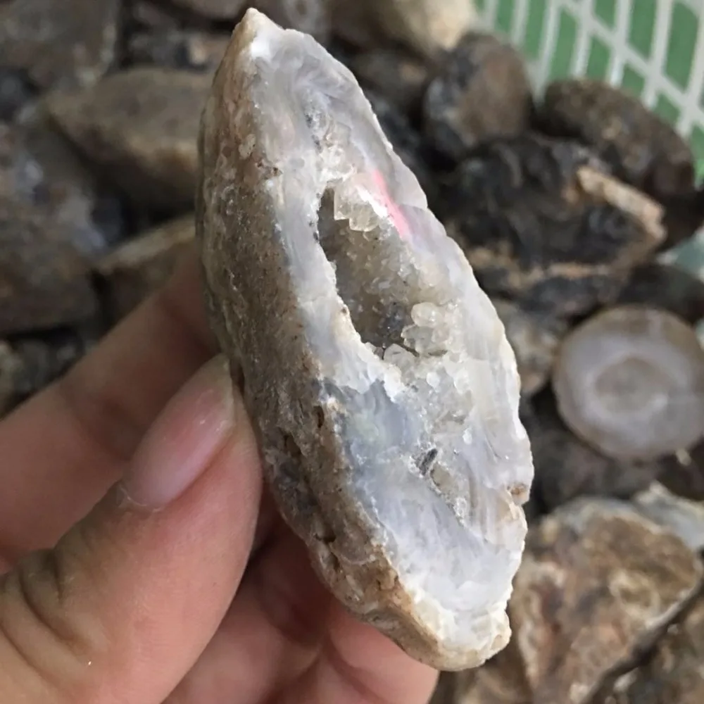 1 шт. натуральный агат геоде каменный друзовый кластер кристалл Агат кварц