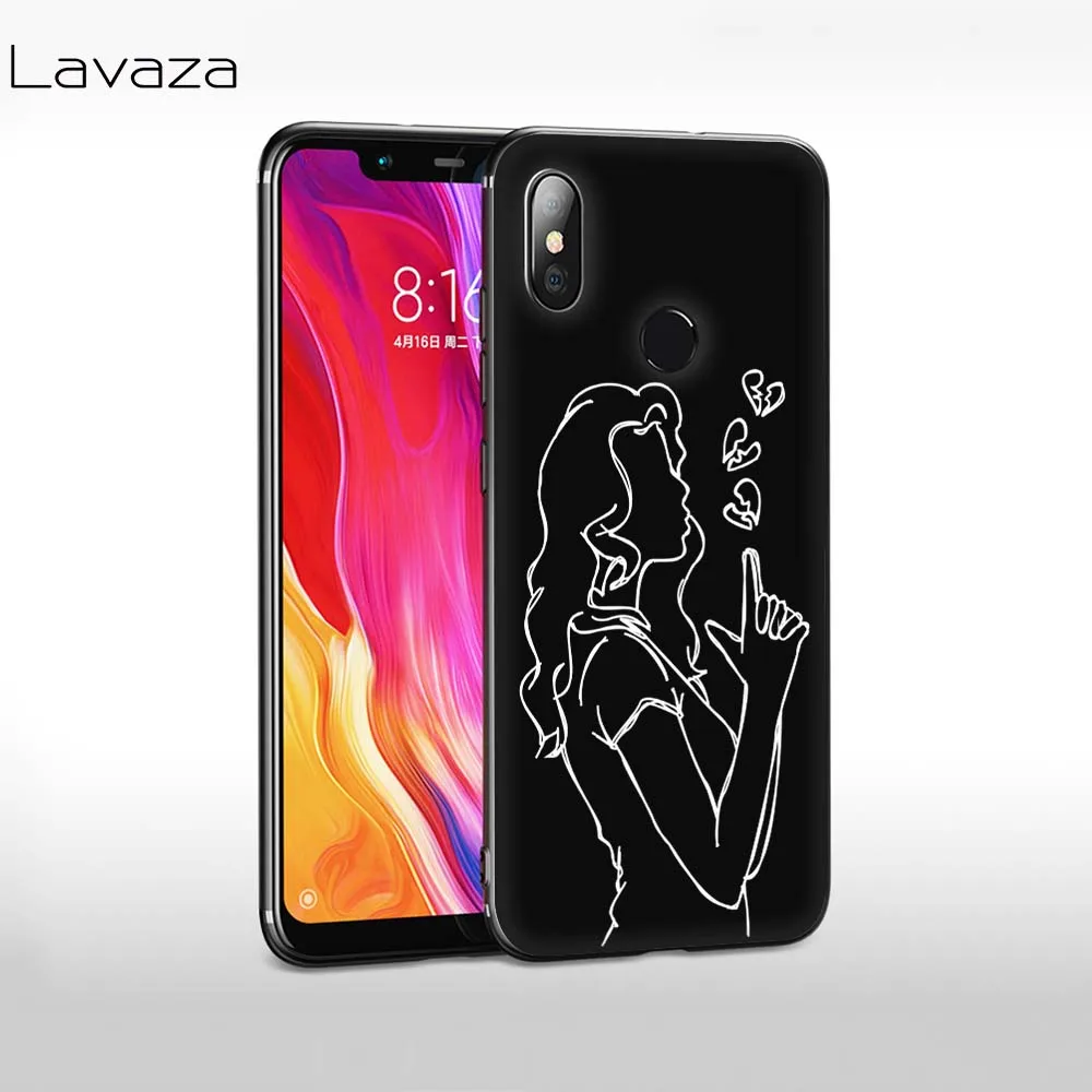 Мягкий чехол Lavaza Line Art Body для Huawei Honor 10 8 9 Lite 6A 7A Pro 7c 7x 8c 8x Nova 3 3i 4 Y5 Y9 Y6 Y7 Prime |