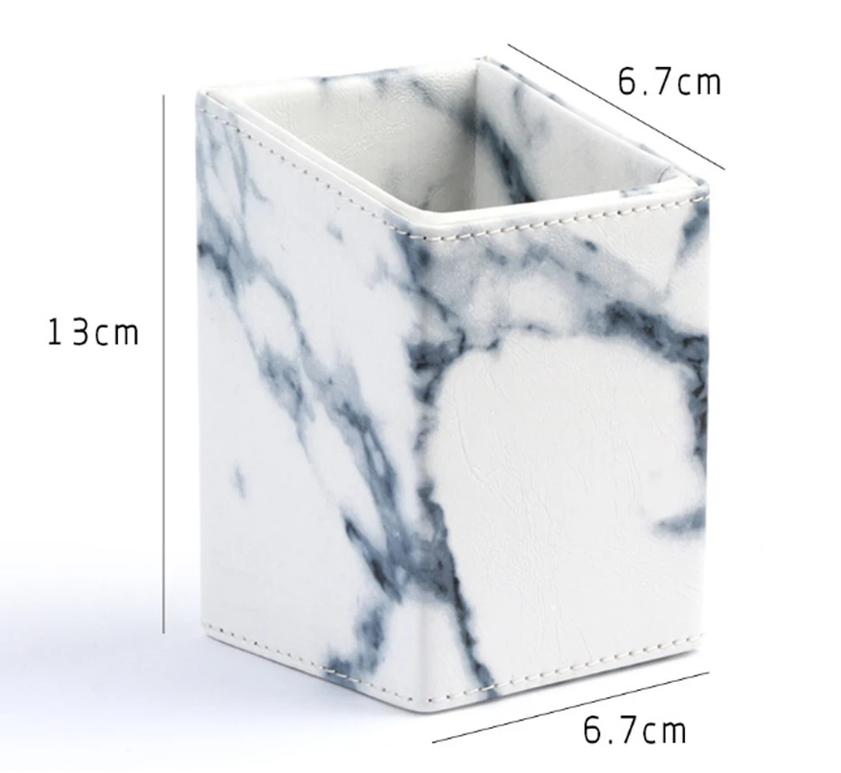 Marbling Кисть для макияжа офисная коробка для хранения держатель ручки Портативный косметический футляр для кисточек коробка