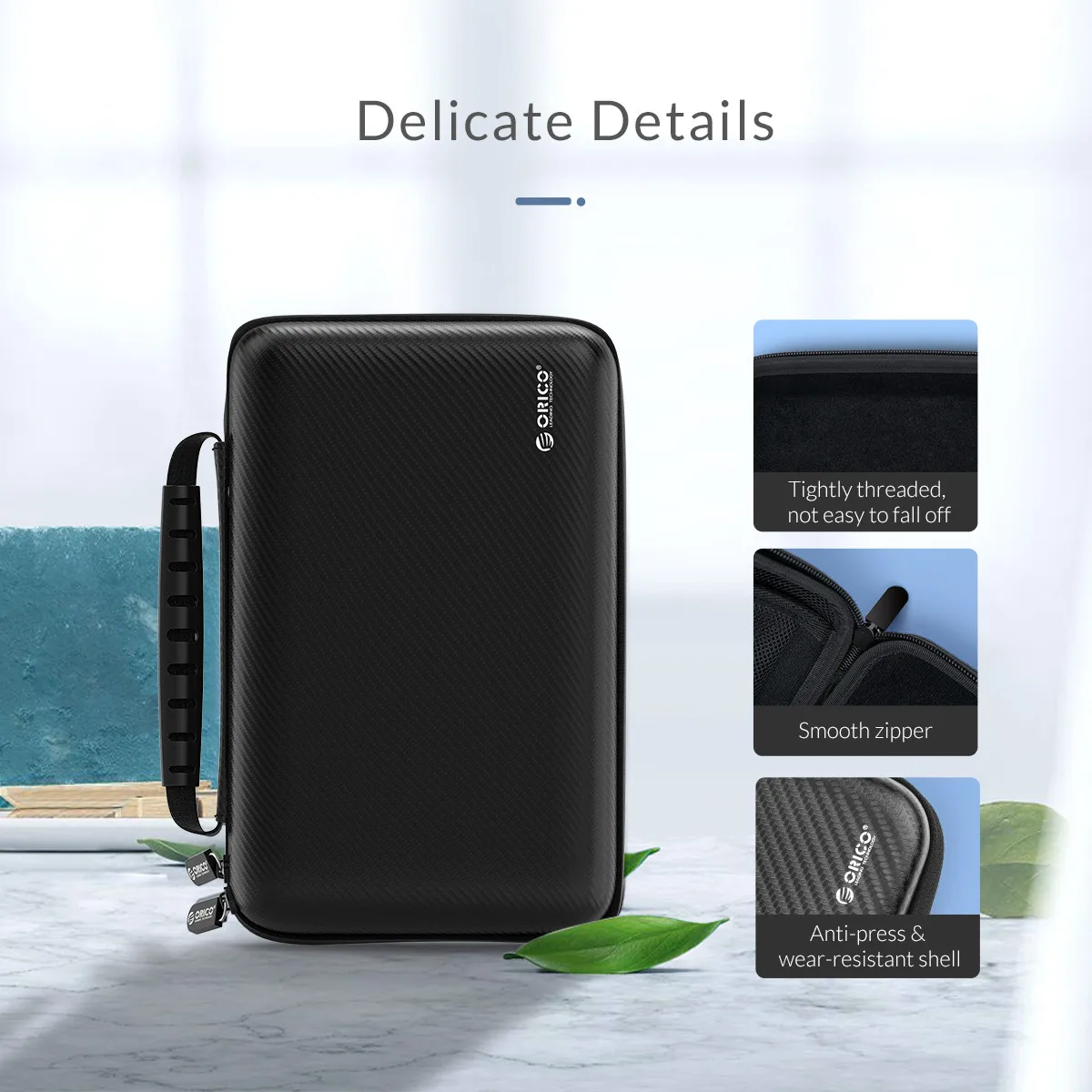 ORICO 3.5 Hard Disk Case Portable Power bank HDD Protection Bag EVA Shockproof for External inch Drive Earphone U Disk|Сумки и чехлы