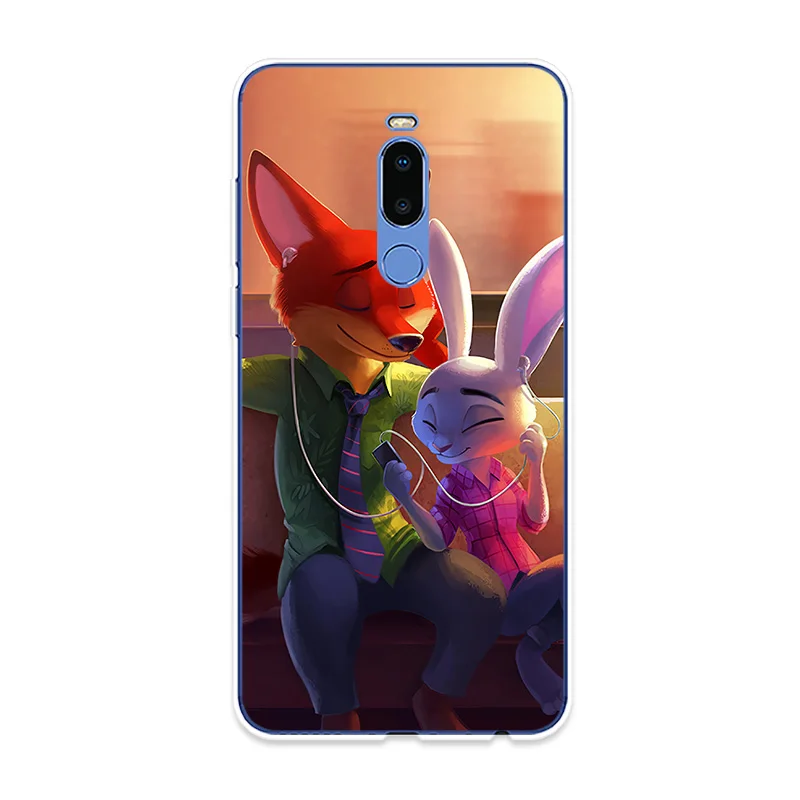 Phone Case For Meizu 15 Lite 16 16th Plus 16X 16S X8 Cover Rabbit Pikachu Patterned Silicone Note 8 9 Pro 6 7 |
