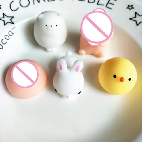 17 5 шт./упак. Squishy Squeeze Mochi кошка антистресс Squishes Акула Squishies Kawaii животные Забавный стресс гаджет забавные игрушки для детей - Цвет: 17