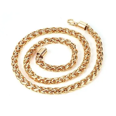 Ювелирные изделия ювелирные necklace. очарование мужчин цепи 18 К желтое золото