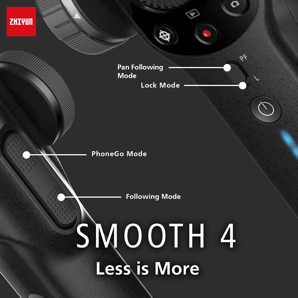 Ручной Стабилизатор ZHIYUN Smooth 4 3 осевой шарнирный стабилизатор для смартфонов iPhone X