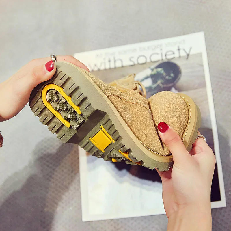 SONDR/ботильоны bottines femme Коллекция 2020 года Новая Резиновая обувь на платформе