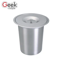 Geekinstyle 8 л Higt качество Встроенный мусорный бак кухня мусорное ведро из нержавеющей стали мусорное ведро с крышкой мусорные баки