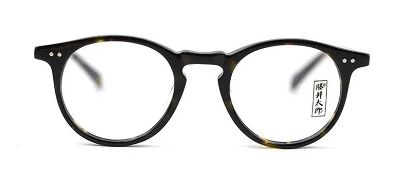 

Hand Made Vintage Tortoise Eyeglasses Frames Oval Full Rim Eye Glasses Myopia Optical Spectacles Eyewear Rx able