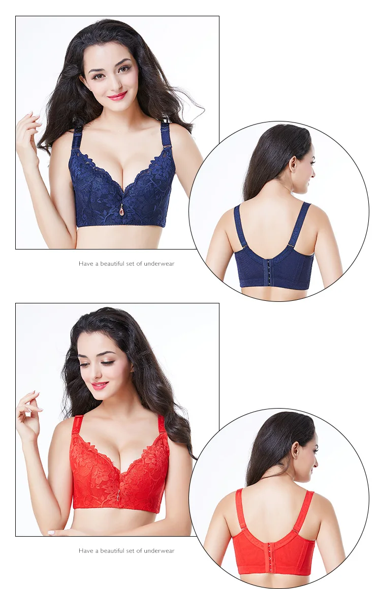 Push Up Bra для женщин; Большие размеры бюстгальтер сексуальный Кружево Bralette bh белье Нижнее Бельё для девочек большой Размеры 44 46 48 50 sostenes Mujer grande Бюстгалтер лифчик белье женское женское белье бюс