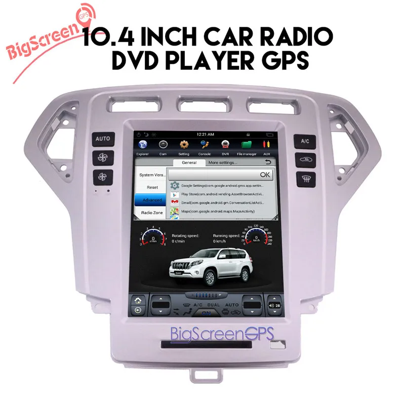 Android 8 Tesla Стиль Нет DVD плеер gps навигация для Ford Fusion Mondeo 2007-2010 головное устройство Черный мультимедиа радио рекордер