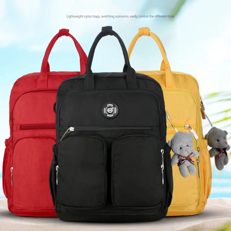 Женский водонепроницаемый рюкзак с несколькими карманами большой вместимости