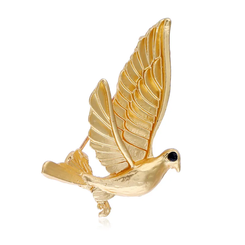 Корейская версия простого и изысканного сплава брошь в виде голубя костюм