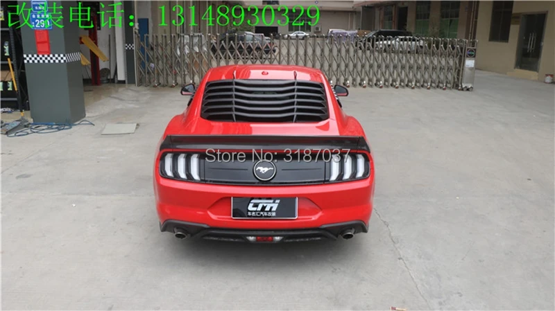 Задний спойлер для Ford Mustang 2015 2016 2017 из углеродного волокна крыло багажника задний