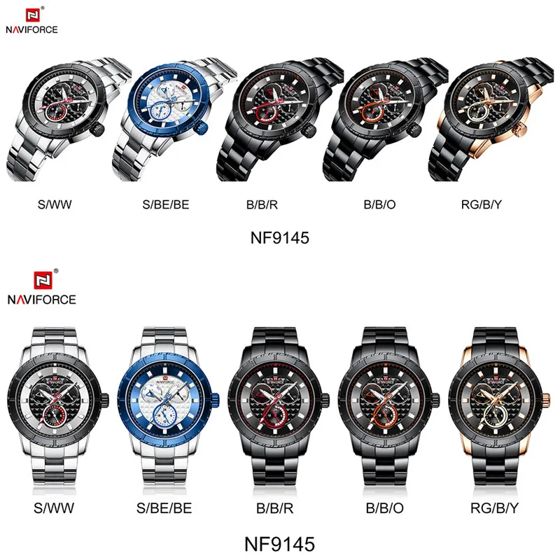 Relogio Masculino NAVIFORCE мужские часы Топ бренд класса люкс спортивные водонепроницаемые