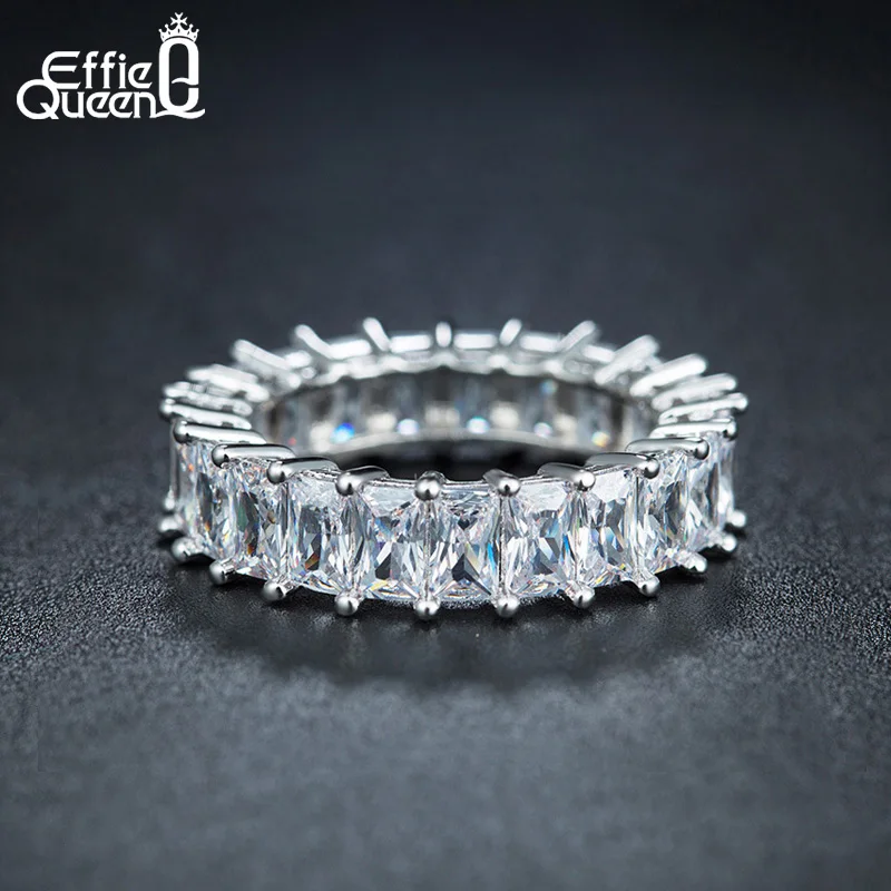 Effie Queen 2017 ювелирные изделия обручальное кольцо прозрачный цвет модное для женщин