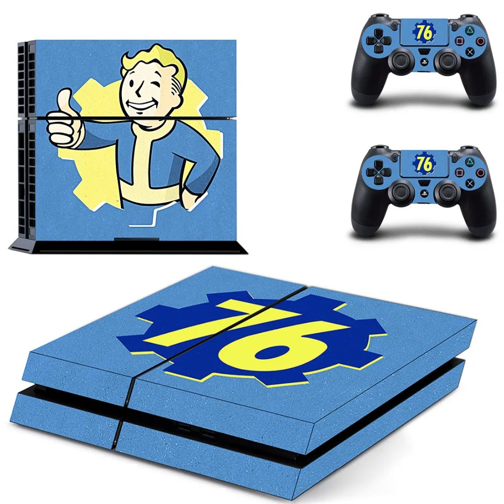 Наклейка s для Playstation 4 наклейка для PS4 наклейка консоль контроллеры игровая станция 4 горячий чехол для игры виниловые наклейки Fallout 76