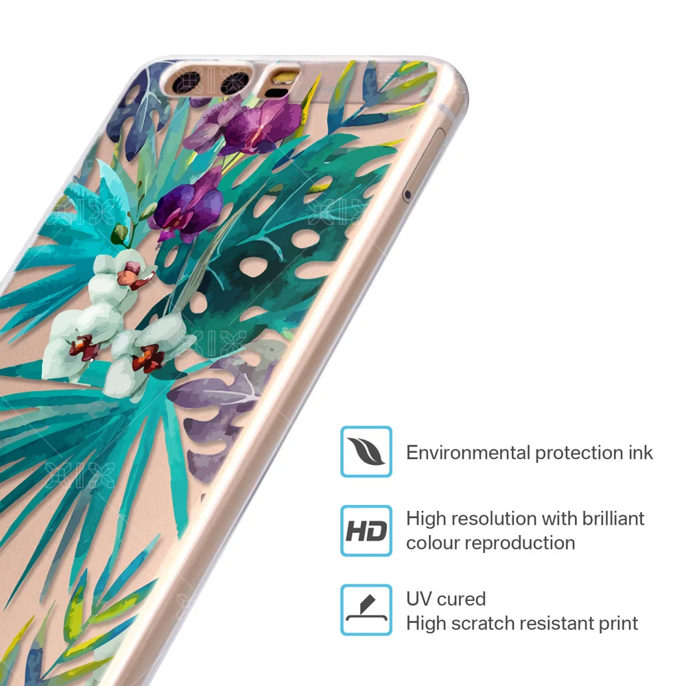 Для Huawei P10 Lite чехол с листьями P9 2017 P8 P20 Pro Plus P Smart Honor 6A 6X7X8 9 Mate 10 |