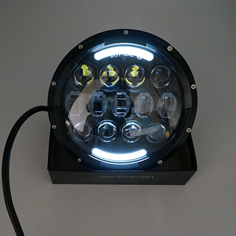 2 шт. 105 Вт светодиодный рабочий свет Hi/Low beam DRL внедорожные фары дальнего света для грузовиков, автомобилей, ATV, SUV, Jeep, строительства, кемпинга, охотников