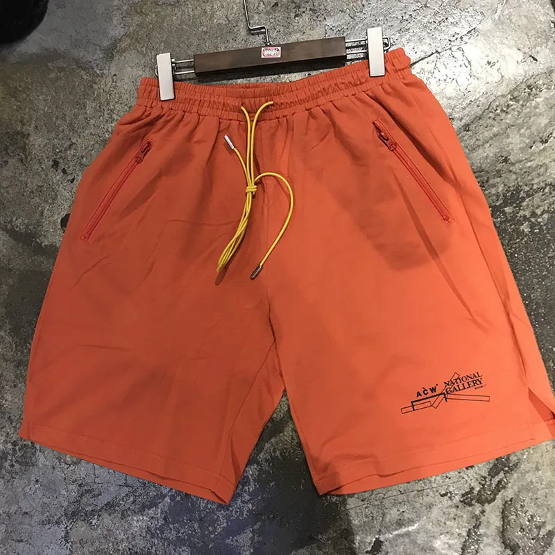 Мужские и женские спортивные шорты 19SS ACW повседневные с эластичным