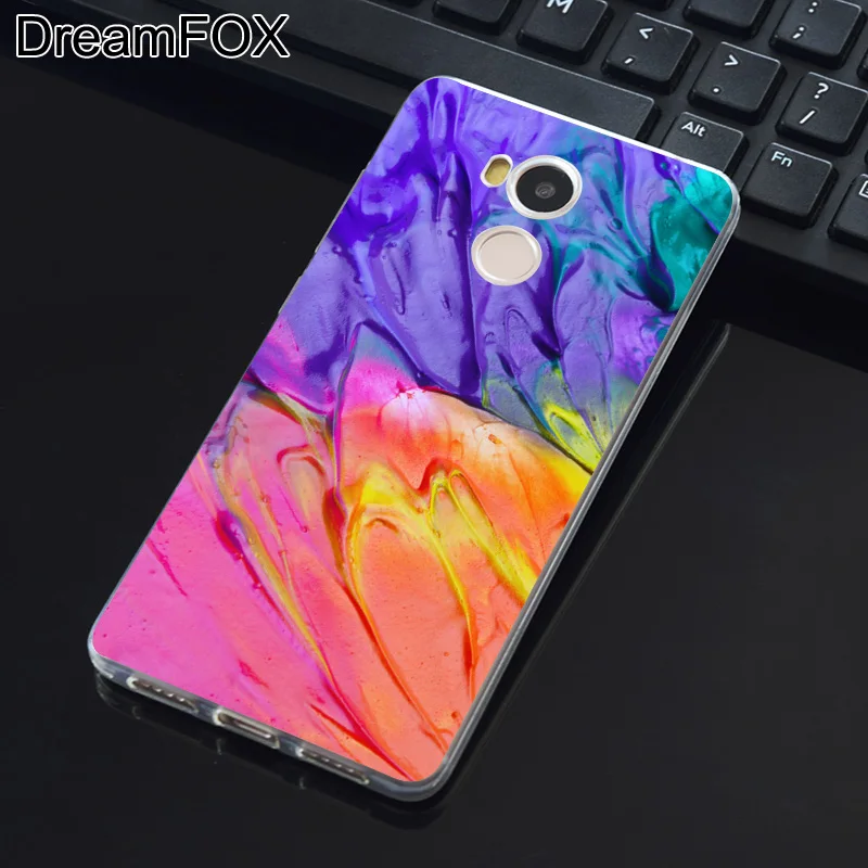 DREAMFOX K121 жидкости цвет мягкой ТПУ силиконовый чехол для Xiaomi Redmi Note 3 4 5 плюс S 4A 4X 5A Pro
