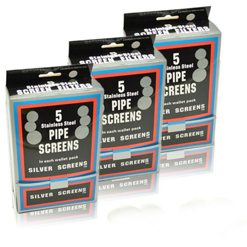 Уютный момент 100 шт в виде курительной трубки Сталь серебро Экран кальяна