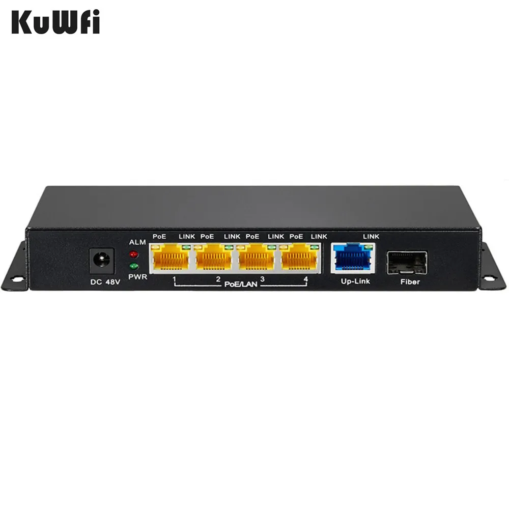 SP 1005HP 5 коммутатор PoE портов 10/1000/100 м Gigabit 48 в порты Desktop Ethernet с гигабитный SFP волокно