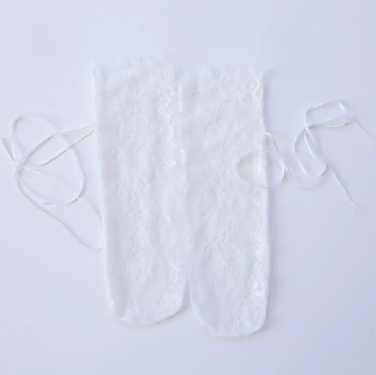 white lace socks Винтаж Ретро цветочные прозрачные короткие носки для женщин Шаблон ресниц рюшами Оборками Harajuku милые леди белый принцесса свадебный танец - Цвет: white lace socks