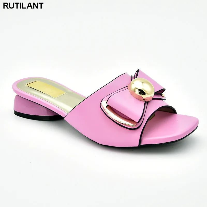 New Fashion Ladies Sandals with Heels Luxury Women Shoes Decorated Appliques Summer Low Heeled for Party Pumps | Обувь